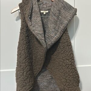 Anthropologie Brown Sherpa Vest